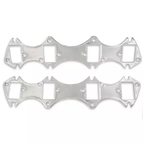 Exhaust Manifold / Header Gasket - Seal-4-Good - 2.380 x 1.560 in Rectangle Port - Multi-Layered Aluminum - Ford FE-Series - Pair