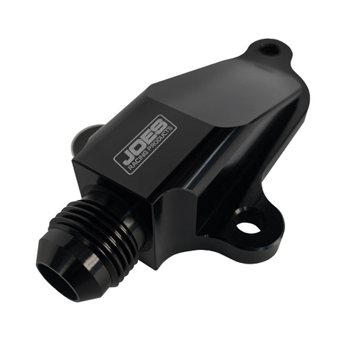 Water Neck - 90 Degree - 8 AN Male - Bolt-On - O-Ring Seal - Aluminum - Black Anodized - Suzuki GSXR 600 2007 - Each