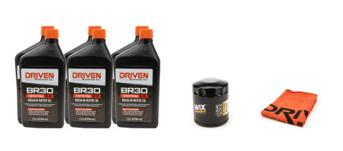 Motor Oil - BR30 Break-In - 5W30 - Conventional - Oil Filter Included - Six 1 qt Bottles - GM LS-Series - 1997-2006 - Kit