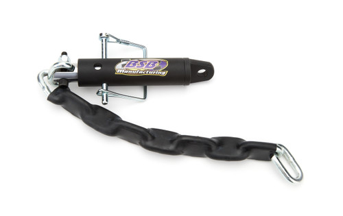 Suspension Limiter Chain - IMCA Style - Quick Adjust - Bolt-On - Steel - Black Paint - Each