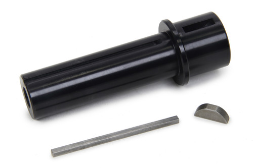 Crankshaft Mandrel - 3.25 in Long - Aluminum - Black Anodized - Small Block Chevy - Each