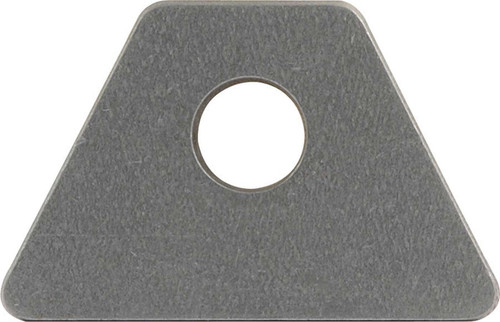 Chassis Tab - Seat Tab - Flat - 1/2 in Mounting Hole - 1/4 in Thick - Steel - Natural - Set of 25