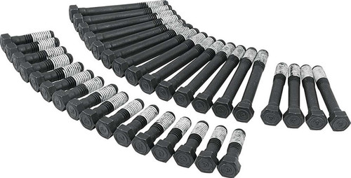 Cylinder Head Bolt Kit - Hex Head - Steel - Black Oxide - Small Block Chevy - Kit