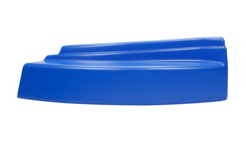Fender - Driver Side - Lower - MD3 - New Style - Plastic - Chevron Blue - Dirt Late Model - Each Fender - Driver Side - Lower - MD3 - New Style - Plastic - Chevron Blue - Dirt Late Model - Each