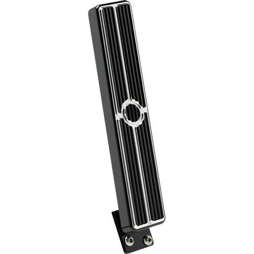 Pedal Assembly - Gas - Floor Mount - Aluminum - Black Anodized - Chevy Fullsize Car 1955-57 - Each