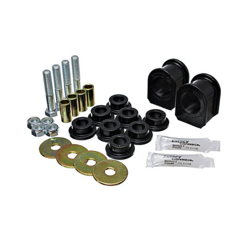 Sway Bar Bushing - Hyper-Flex - Rear - 20 mm Bar - Polyurethane - Black - Ford Mustang 2005-10 - Kit