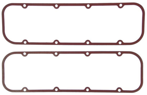 Valve Cover Gasket - 0.080 in Thick - PTFE Coated Fiber - Chevy SB2 - Pair
