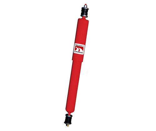 Shock - OE Replacement - Monotube - Steel - Red Paint - Rear - Ford Mustang 1964-73 - Each Shock - OE Replacement - Monotube - Steel - Red Paint - Rear - Ford Mustang 1964-73 - Each