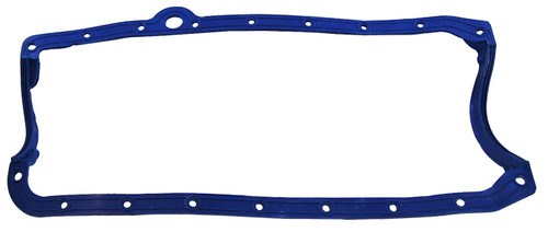 Oil Pan Gasket - 1-Piece - Steel Core Silicone Rubber - Small Block Chevy - Each