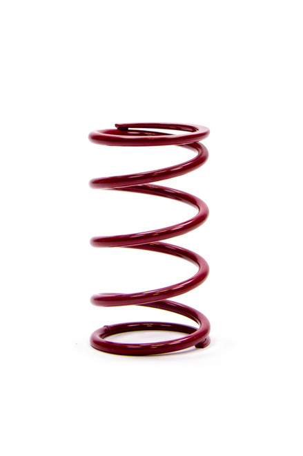 Coil Spring - Coil-Over - 1.63 in ID - 3.5 in Length - 130 lb/in Spring Rate - Steel - Red Powder Coat - Each