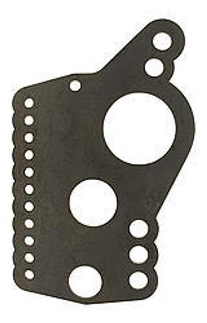 Four Link Bracket - Housing Bracket - Heavy Duty - Weld-On - 1/4 in Thick - 3/4 in Holes - Shock Mount - Steel - Natural - 3 in Axle Tubes - Each Four Link Bracket - Housing Bracket - Heavy Duty - Weld-On - 1/4 in Thick - 3/4 in Holes - Shock Mount - Steel - Natural - 3 in Axle Tubes - Each
