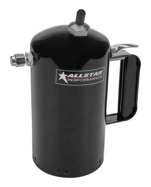 Pressurized Sprayer - 32 oz - Adjustable Nozzle - Steel - Black Paint - Each