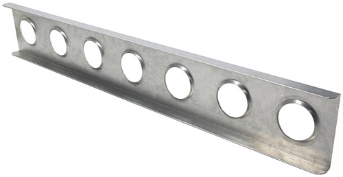 Body Support Panel - 30 in Long - 4.5 in Tall - 1 in Flange - Aluminum - Natural - Each