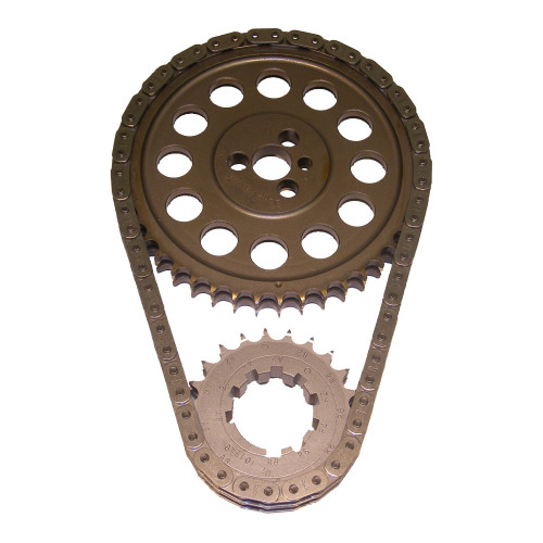 Timing Chain Set - Double Roller - Gears Included - Billet Steel - Natural - Small Block Chevy - Kit Timing Chain Set - Double Roller - Gears Included - Billet Steel - Natural - Small Block Chevy - Kit
