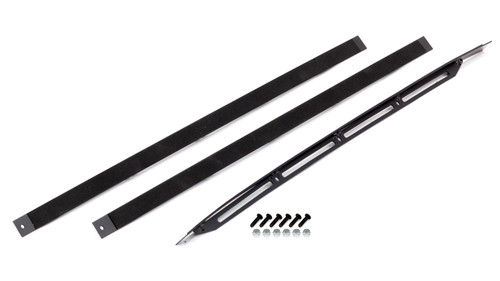 Window Brace Kit - Rear - ABC / Straight Up - Predrilled - Foam Padded - Slotted Support Flange - Black Powder Coat - Kit Window Brace Kit - Rear - ABC / Straight Up - Predrilled - Foam Padded - Slotted Support Flange - Black Powder Coat - Kit