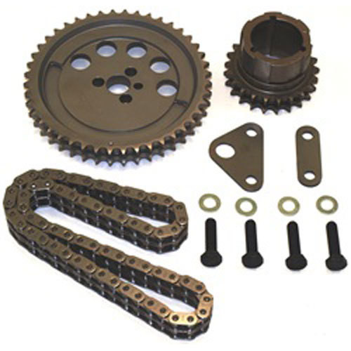 Timing Chain Set - Race Billet True Roller - Double Roller - 3 Keyway Adjustable - Steel - LS1 / LS2 / LS6 - 0.390 in Raised Camshaft - GM LS-Series - Kit Timing Chain Set - Race Billet True Roller - Double Roller - 3 Keyway Adjustable - Steel - LS1 / LS2 / LS6 - 0.390 in Raised Camshaft - GM LS-Series - Kit