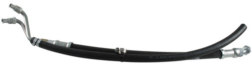 Power Steering Hose Kit - Crimped Ends - Rubber / Steel - Borgeson Conversion Box - Ford Power Steering Pumps - Ford Mustang 1965-70 - Kit