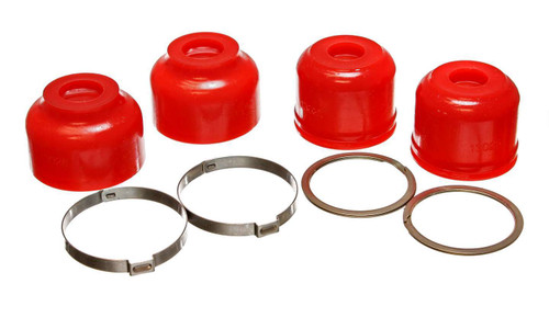 Ball Joint Dust Boot - Hyper-Flex - Lower / Upper - Polyurethane - Red - Hummer H1 1994-2006 - Kit