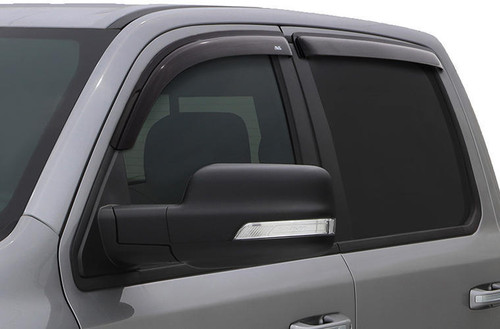 Side Window Visor - Ventvisor - Stick-On - Front / Rear - Plastic - Smoke - Ford Maverick 2022 - Kit
