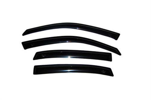 Side Window Visor - Original Ventvisor - Stick-On - Front / Rear - Plastic - Dark Smoke - Chevy Impala 2000-05 - Kit
