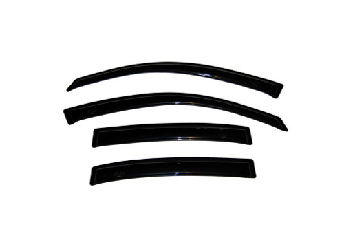 Side Window Visor - Original Ventvisor - Stick-On - Front / Rear - Plastic - Dark Smoke - Buick Lesabre 2000-05 - Kit