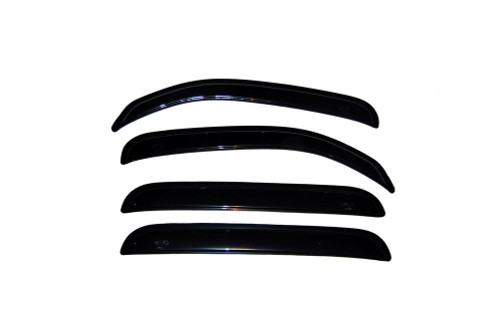 Side Window Visor - Original Ventvisor - Stick-On - Front / Rear - Plastic - Dark Smoke - Chevy HHR 2006-11 - Kit