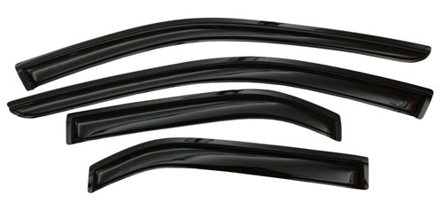 Side Window Visor - Original Ventvisor - Stick-On - Front / Rear - Plastic - Dark Smoke - Ford Expedition 2018 - Kit