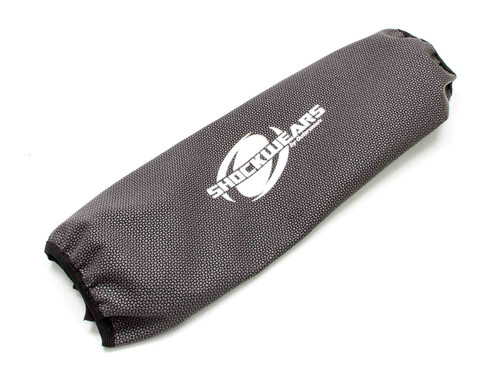 Shock Cover - Shockwears Armor - 14 in Long - 3.000 in OD - Elastic Ends - Hook and Loop Closure - Polyester - Black - Each