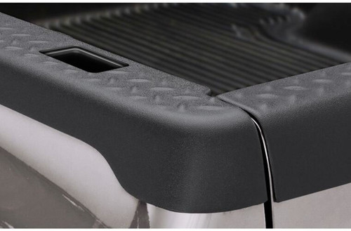 Bed Rail Caps - Diamondback - Stick-On - Stake Pocket Hole - Plastic - Black / Textured - GM Fullsize Truck 2001-07 - Pair