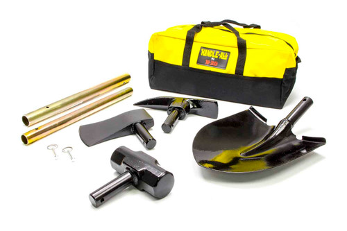 Utility Tool Kit - Handle-All - Axe / Hammer / Pick Axe / Shovel - Storage Bag - Kit