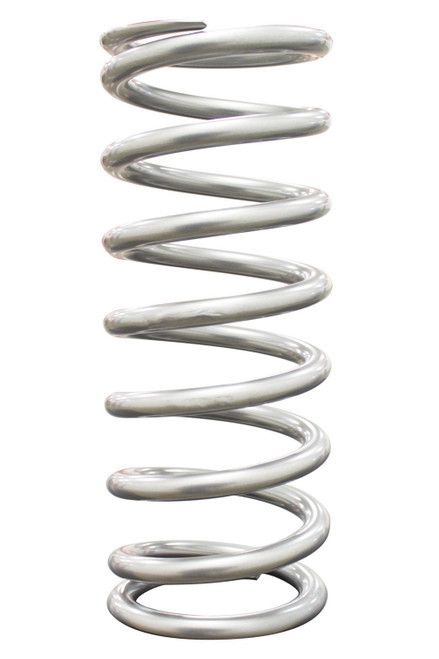 Coil Spring - Coil-Over - 2.5 in ID - 10 in Length - 150 lb/in Spring Rate - Steel - Silver Powder Coat - Each