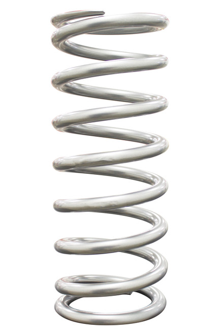 Coil Spring - Coil-Over - 2.5 in ID - 10 in Length - 325 lb/in Spring Rate - Steel - Silver Powder Coat - Each