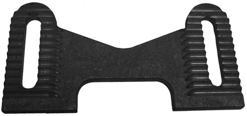 Control Arm Bracket - Upper - Weld-On - Adjustable - 6 in Centers - 1/2 in Slots - 3/8 in Thick - Steel - Natural - Each