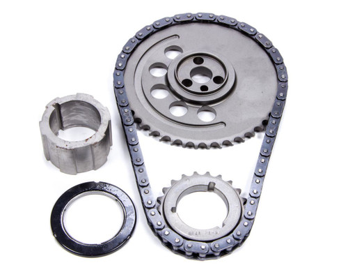 Timing Chain Set - Race Billet True Roller - Single Roller - 3 Keyway Adjustable - Thrust Bearing - Steel - LS1 / LS2 / LS6 - GM LS-Series - Kit