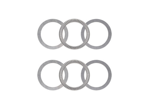 Coil-Over Thrust Bearing - Bearing / Washers Included - Roller - 2.5 in ID - 3.225 in OD - Steel - Natural - Kit