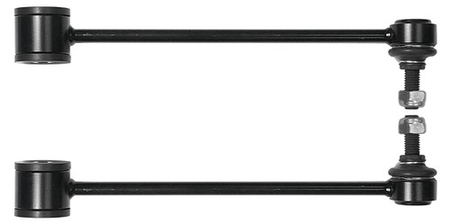 End Link - Front - Bushings / Hardware Included - Steel - Black Paint - Jeep Wrangler JK 2007-13 - Pair