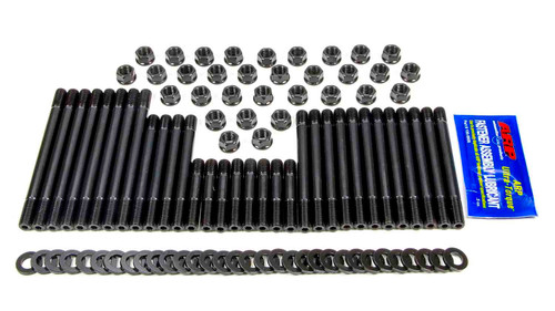Cylinder Head Stud Kit - Hex Nuts - Chromoly - Black Oxide - Big Block Chevy - Kit Cylinder Head Stud Kit - Hex Nuts - Chromoly - Black Oxide - Big Block Chevy - Kit