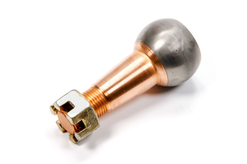 Ball Joint Stud - 2.000 in/ft Taper - 3.15 in Long - Standard Length - 1.437 in Ball - 5/8-18 in Thread - Steel - Copper Plated - Each Ball Joint Stud - 2.000 in/ft Taper - 3.15 in Long - Standard Length - 1.437 in Ball - 5/8-18 in Thread - Steel - Copper Plated - Each