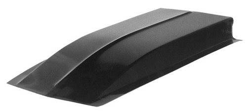 Hood Scoop - Z-28 Style - 4 in Height - 53 in Long - Fiberglass - Black - Each