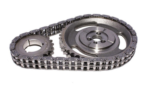 Timing Chain Set - Hi-Tech - Double Roller - Cast Iron / Billet Steel - Small Block Chevy / GM V6 - Kit