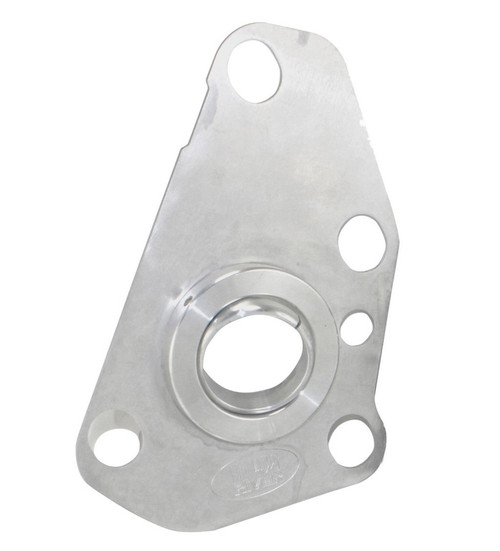 Steering Column Bracket - 2 in Diameter Tube - Swivel - Mounting Plate - Aluminum - Polished / Satin - GM F-Body 1967-69 - Each