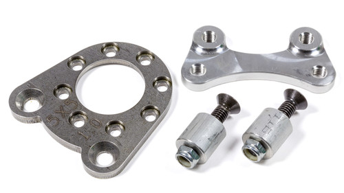 Brake Caliper Bracket - Rear - Bolt-On - 1.0 Degree Camber - 8-Bolt Flange - Aluminum / Steel - 5 on 5 - Tiger Bolt-On Snout - Kit
