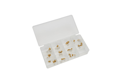 Carburetor Air Bleed - High Speed System - Numbers 25-35 - 10-32 Thread - Brass - Holley / Quick Fuel / Proform Carburetors - Kit Carburetor Air Bleed - High Speed System - Numbers 25-35 - 10-32 Thread - Brass - Holley / Quick Fuel / Proform Carburetors - Kit