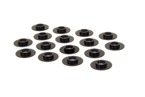 Valve Spring Locator - Inside - 0.060 in Thick - 1.550 in OD - 0.570 in ID - 0.810 in Spring ID - Steel - Set of 16