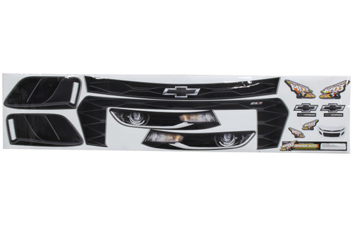 Graphics - Nose - Laminated Protective Coating - Chevrolet Camaro - MD3 Street Stock - Kit