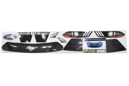 Graphics - MD3 - Nose - Laminated Protective Coating - Ford Mustang - MD3 Street Stock - Kit