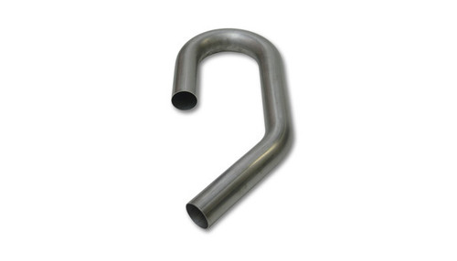 Exhaust Bend - U/J - 180 / 45 Degree - Mandrel - 2 in Diameter - 4 in Radius - 4 x 9 x 12 in Legs - 16 Gauge - Steel - Aluminized - Each