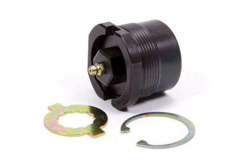 Ball Joint Housing - Extreme Duty - Greasable - Lower - Screw-In - 1.625 in Ball - Aluminum Cap - Steel - Black Oxide - Each