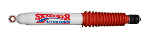 Shock - Nitro 8000 - Twintube - 16.50 in Compressed / 28.75 in Extended - 2.01 in OD - Steel - White Paint - Each Shock - Nitro 8000 - Twintube - 16.50 in Compressed / 28.75 in Extended - 2.01 in OD - Steel - White Paint - Each