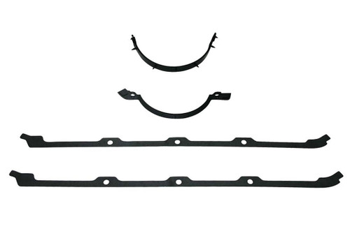 Oil Pan Gasket - Multi-Piece - Steel / Rubber - Big Block Chevy - Moroso Race Pattern Oil Pans - Kit